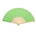 pulunto Éventail pliable à main en bambou de style chinois pour enfants - Fait à la main pour décoration de mariage, fête, accessoires de photographie
