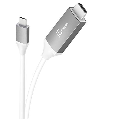 j5create USB Type C to 4K@60Hz HDMI 6ft Cable with HDMI ATC Certificate,Compatible with Thunderbolt 3/4, MacBook Pro/Air, iPad Pro, iPad Air 4, ChromeBook and More (JCC153G) by j5create - Used condition - Image 7