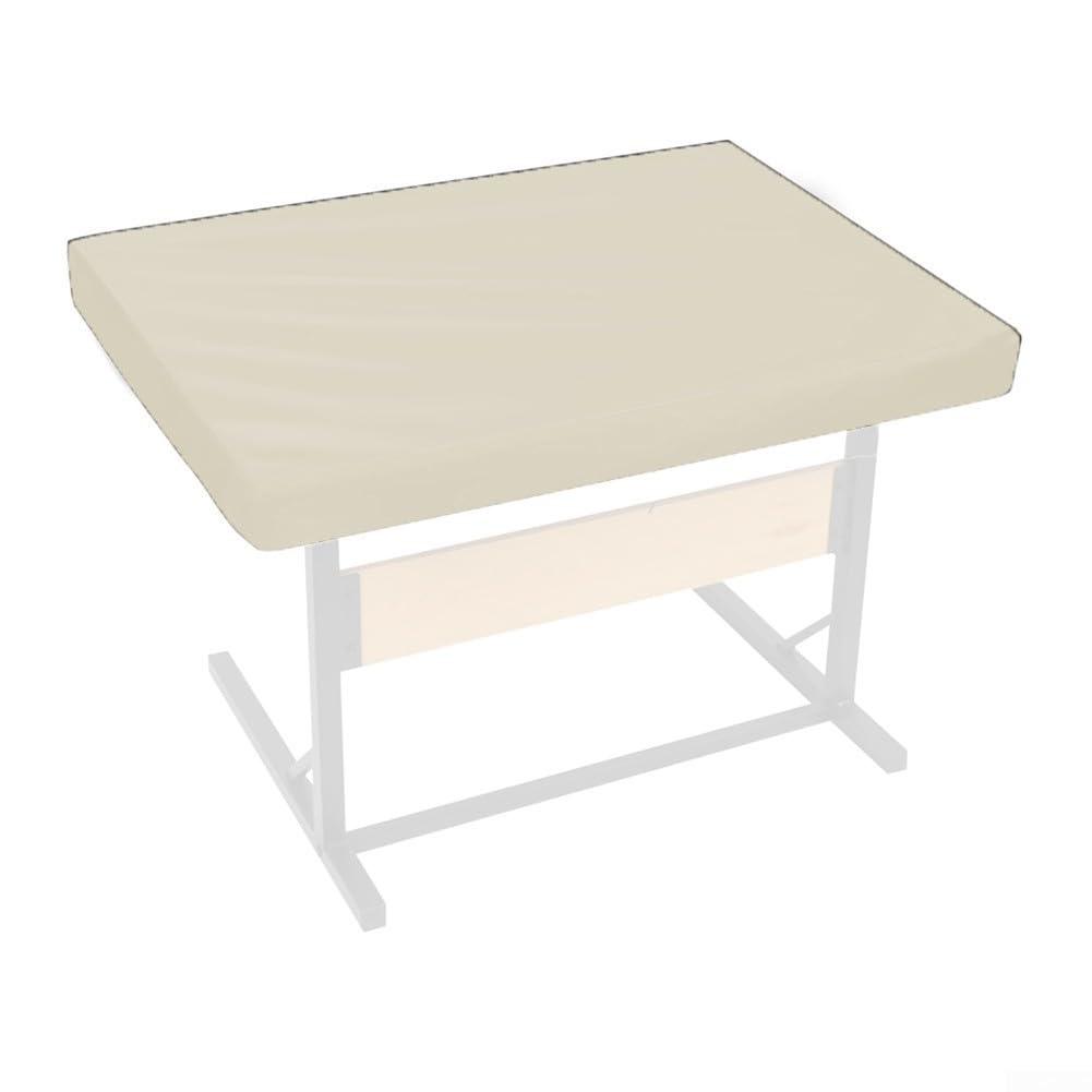 210D Oxford Cloth Waterproof Puzzle Board Cover Fits 1500 Pieces Jigsaw Puzzle Tables, Dustproof Protection with Drawstring Closure for Secure Indoor Storage(beige 107 * 76 * 20cm)