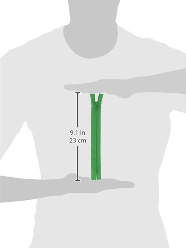 Coats Thread & Zippers F7222-177 All-Purpose Plastic Zipper, 22\", Kerry Green - Thumbnail 2