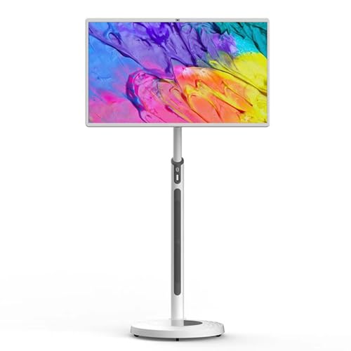 Bärbar 32" Smart TV med hjul, kamera & 15000mAh batteri