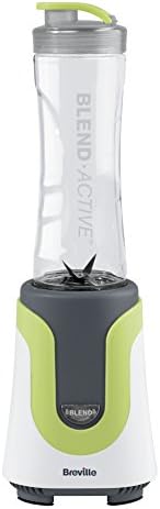 Breville Blend Active Personal Blender & Smoothie Maker with 2 Portable Blending Bottles (600ml), 300W, Pink [VBL134]