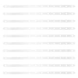 ANDRESLAD 10 Stück Kunststoff Kleiderbügel Verbindungshaken mit Großen Transparenten Löchern Platzsparend und Einfach Montierbar Vielseitig Einsetzbar für Garderobe Kleidungsladen und