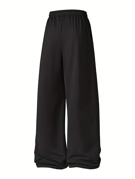 Image of Straight Wide fit Long Length Open Bottom Jogger for Men /Trending Multi Pocket Style, Relaxed Casual Pants for Men