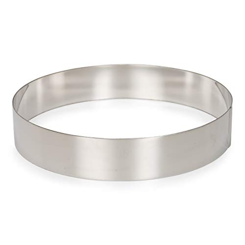 Patisse, Anello per Torte in Acciaio Inox