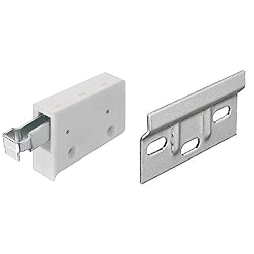 Hanging Bracket + Wall Hanger Plate 63mm Kitchen Cabinet Cupboard Mounting & Overhead Hanging 150kg Load Capacity x50