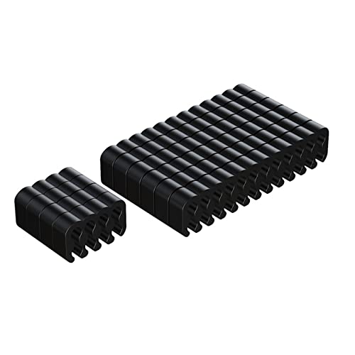 Computer Cable Manager Morsetto Dresser Per PC Cavo di Alimentazione Cablaggio Clip Set