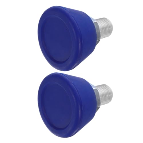 SUPVOX 2Pcs Roller Skate Toe Stop Plug Durable Brake Pad with Bolt Non Slip Design for Enhanced Stability for Quad Skates