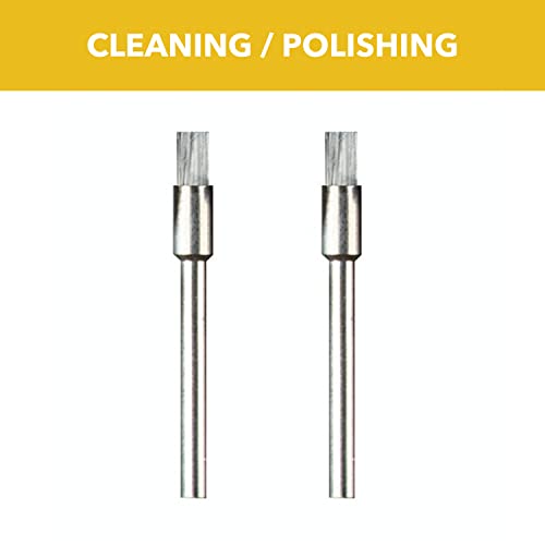 Image of Dremel 443-02 Carbon Steel Brushes (2 Pack), 1 /8 inch Diameter
