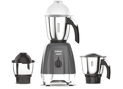 Vidiem Victor Gray 650w Mixer Grinder