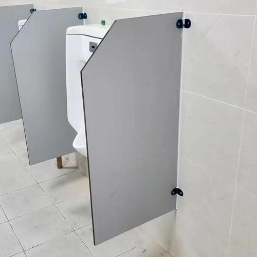 Partición de orinal de pared para optimizar la privacidad en baños de colegios. 2