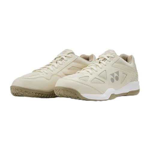 YONEX Power Cushion Strider RAY – Herren Badmintonschuh beige Gr. 43 – Leichter Indoor Hallenschuh mit Power Cushion Dämpfung, Grip & Stabilität – ideal für Training & Turnier