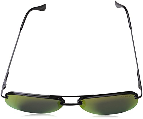 Quay Australia Women's The Playa Sunglasses, Black/Pink Mirror, One Size #TOP3