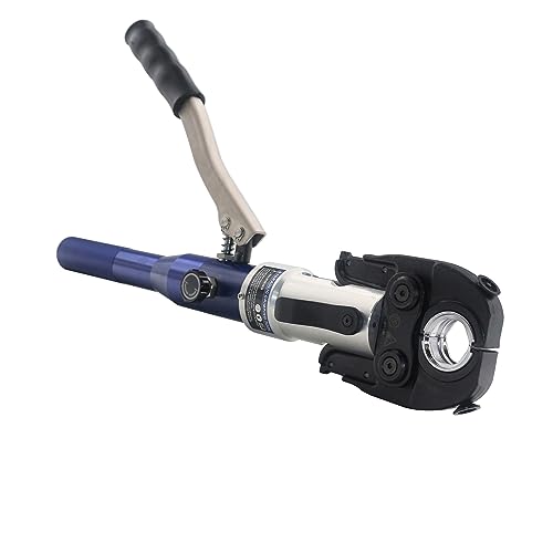 Outil de presse hydraulique pour tuyaux en cuivre, coupe-fil, outil de réparation de tuyaux en cuivre HT-1950 Pro Press, outil de serrage Pex avec matrices U, TH, M, V (couleur : V15.18.22.28)