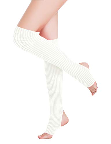 Image of v28 Women's Neon Knit Leg Warmer for 80s Party Dance Sports Yoga