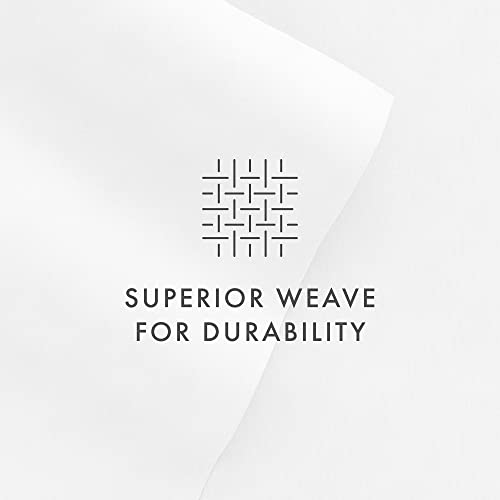 Merit Linens Breathable Hotel Style Queen Bed Sheets | 6 Pc Ultra Soft White Sheet Set With Deep Pocket | Lightweight, Extra Pillowcases | Easy Care, Basic Bedding (Queen, White) #TOP4