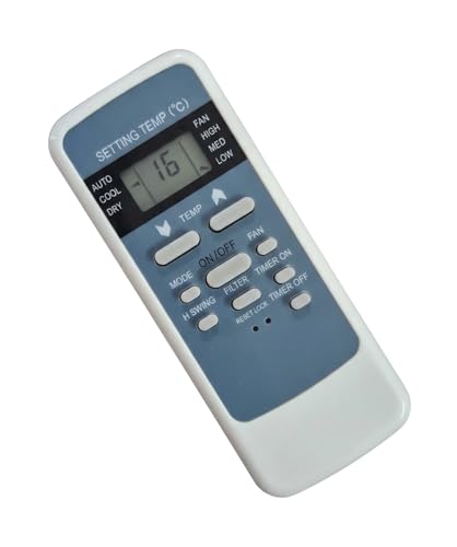 Image of 5 Years Warranty Remote Control AC-137A Compatible with Hitachi Window Ac Remote 1.5 Ton 3 Star Model No. RAW318KUD,White