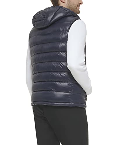 Calvin Klein Men's Packable Vest, True Navy, Large #TOP2