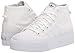 adidas Women's Originals Nizza Platform Mid Sneaker, White/White/White, 9.5