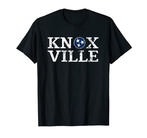 Knoxville Tennessee State Flag Art Retro TN Flag Knoxville Camiseta