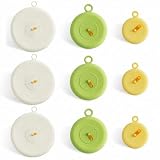 JIAC Tapas de Silicona Ajustables 9 Piezas Tapas Elásticas de Silicona para...