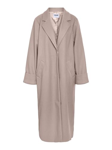 Manteau long femme anthracite NOISY MAY veste d'hiver chic