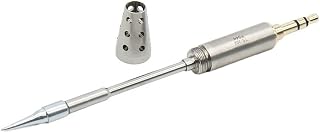 Soldering Iron Tip For TS1C TS80 Soldering Station, TS-B02, TS-D25, TS-J02, TS-K4, 3.5mm Plug-in Heating Core, Steel Fine Point Solder Tips(TS-J02)