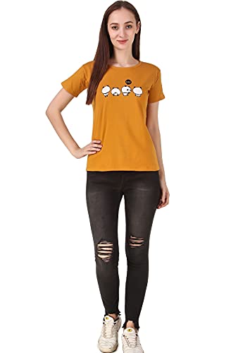 Image of NIVIK Printed Cotton T-Shirt for Women