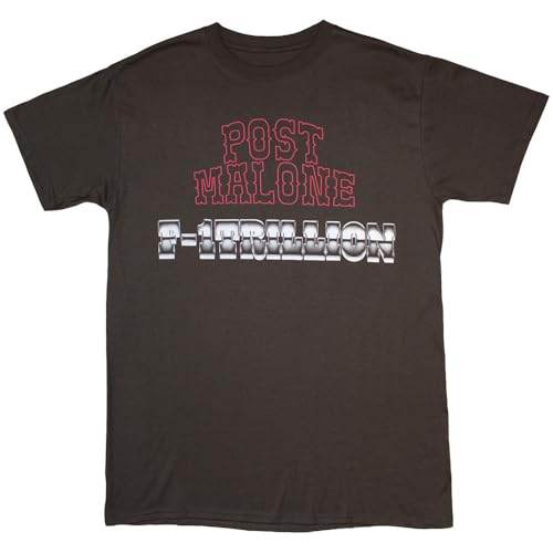 Image of Post Malone F-1 Trillion Official Tee T-Shirt Mens Unisex (Large) Grey
