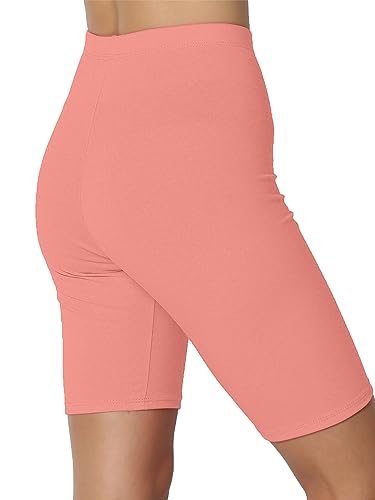 Image of KYDA Women's Anti Bacterial Cycling Shorts, Under Skirt Biker Shorts, High Waist Stretchable Yoga Shorts & Gym Workout Skin Fit Shorties