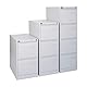 BISLEY Light Hängeregistraturschrank, einbahnig, DIN A4, 3 HR-Schubladen, Metall, 639 Oxfordblau, 62.2 x 41.3 x 101.6 cm