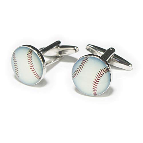 鎌倉カフス工房 野球ボール２カフス【カフスボタン・カフリンクス】 dc016