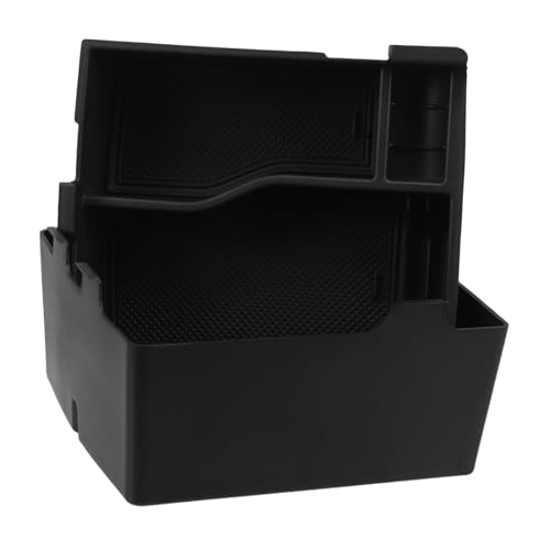 Organiseur de console centrale de voiture à compartiments amovibles anti-vibration