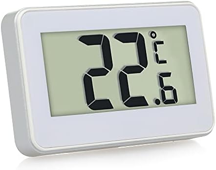 Yuwao Termômetro de geladeira digital LCD geladeira freezer termô...