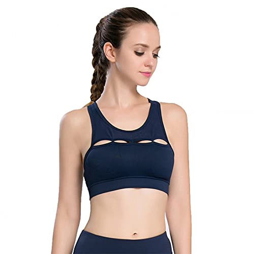 Soutien-gorge de sport en polyester premium et mesh ajouré pour femmes