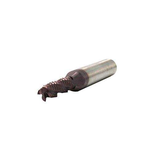 Image of HFS(R) Roughing End Mill Square End Mill 4 Flute M42 8% Cobalt TiAlN for Steel 1 /4 inch Dia.