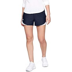 Play Up Shorts 3.0 - pantalón Corto Transpirable para Mujer Que Absorbe el Sudor, Shorts Deportivos de Corte Ancho con bajo Curvado Mujer 5 Under Armour Pantalones Cortos Play Up 3.0 para Mujer, Midnight Navy, M