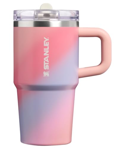 Image of STANLEY Quencher ProTour Flip Straw Tumbler with Leakproof Lid 20 oz | Built-In Straw & Handle | Cupholder Compatible for Travel | Insulated Stainless Steel Cup | BPA-Free | Sunset Spiral