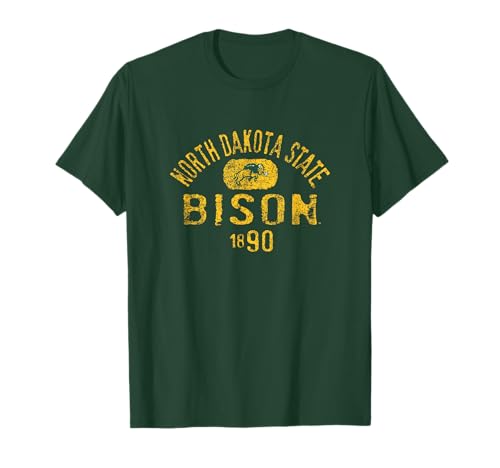 North Dakota State Bison 1890 Vintage Green T-Shirt