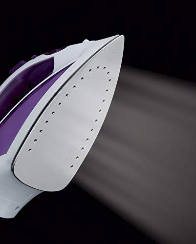 Jata PL325N Plancha de Vapor Inox Suela de Acero Inoxidable Vapor Vertical Antical Permanente con Autolimpieza Vapor 20-25 g/min 2200 W