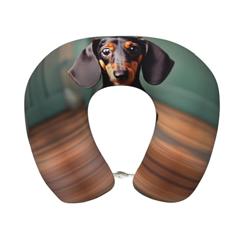 Almohada de espuma viscoelástica tamaño único cuello U miniatura 1
