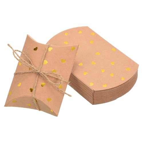 Boîtes à oreillers en papier doré, l'écrin parfait pour vos cadeaux d'invités