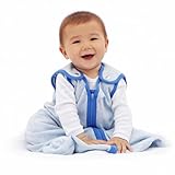 Baby Deedee 100% Cotton Sleeping Sack, Baby Sleeping Bag Wearable Blanket, Sleep Nest Lite, Infant and Toddler, Blue, Large (18-36 Month)