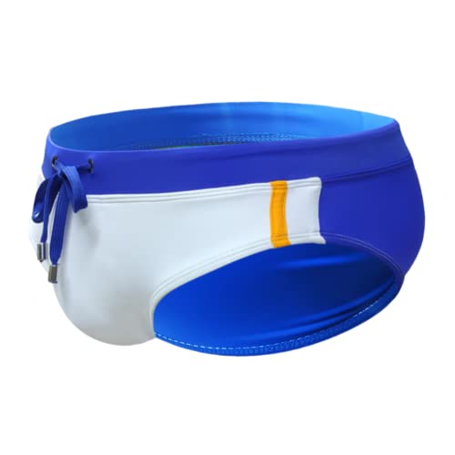 Men's Classic Fit Low Rise Swim Briefs, Color Contrast