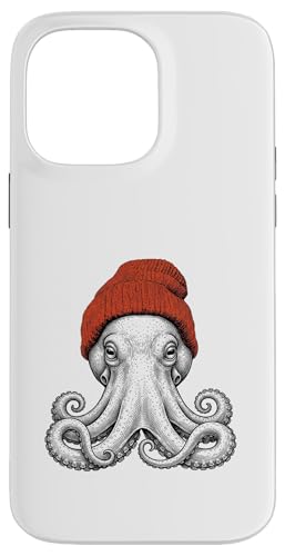 Funny Octopus Sea Animal Beanie Ocean Lover �X�}�z�P�[�X iPhone 14 Pro Max �p