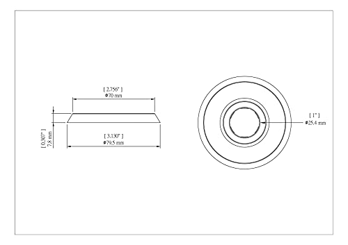 Trim Kit For 3-Handle Shower Valve, With Porcelain Cross Handles, Fit Delta Washerless Shower, Chrome Finish -By Plumb Usa 38800 #TOP7