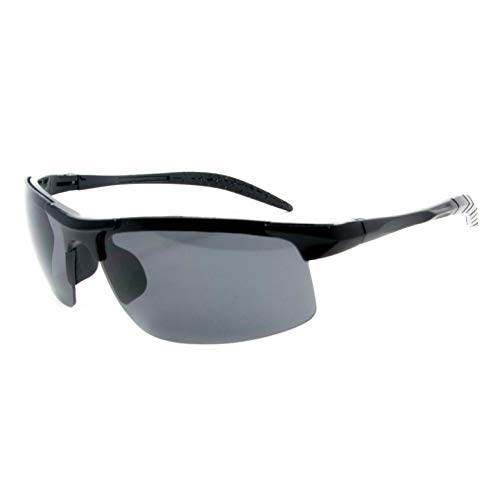 Kit Óculos De Sol Ciclista + Luvas Protetoras Ciclismo Bicicleta (Preto)