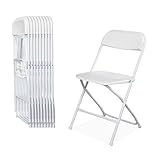 OLLODOT 10 Pack White Folding...