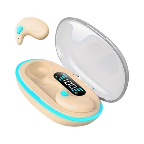 Auriculares inalámbricos con cancelación de ruido: auriculares intraurales compactos, cómodos auriculares deportivos, audio de alta fidelidad, auriculares invisibles para familiares, amigos, fitness