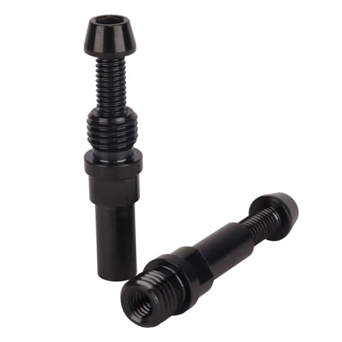 Image of Titanium Ti V-Brake Bosses Bolts, M10x1.25mm & M6x16mm Screws, for Bicycle (Black, 2pcs M10+2pcs M6)